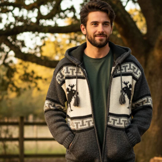 OLDTRIBES™ Sovereign Moose Wool Jacket - Image 4