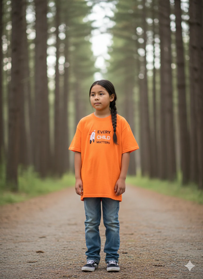 Every Child Matters Shirt (Feathers) - Image 3