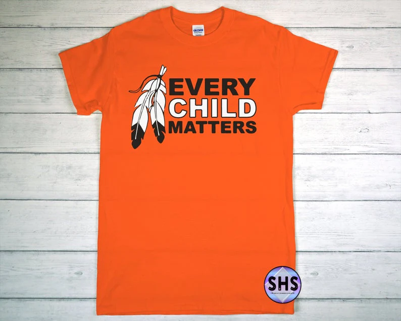 Every Child Matters Shirt (Feathers) - Image 4