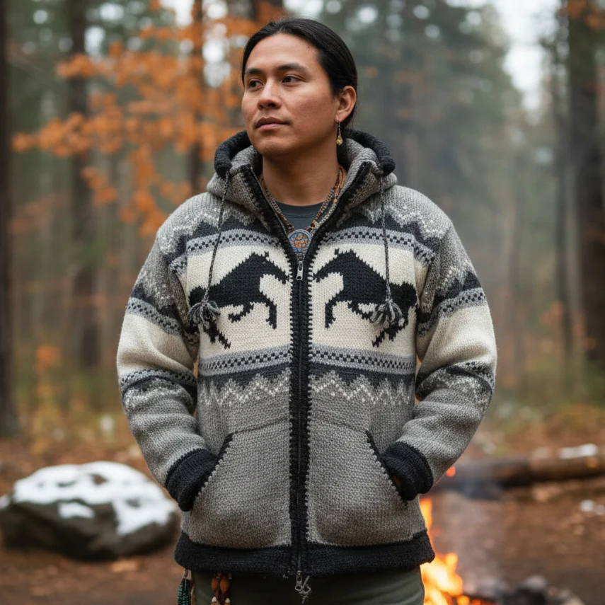 OLDTRIBES™ Imperial Stallion Wool Jacket - Image 4